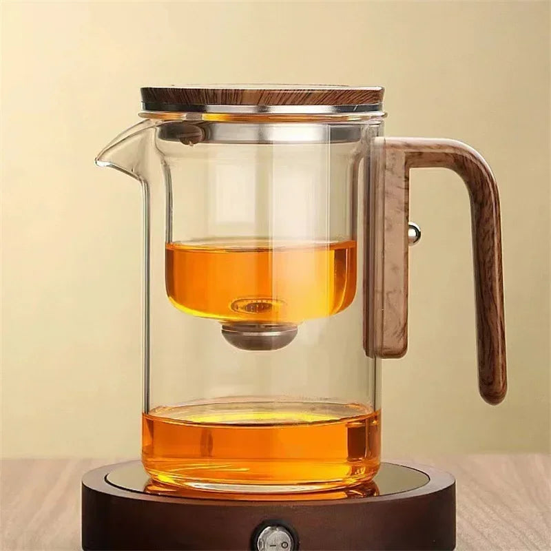 TeaFlow – Gennemsigtig tekande med magnetisk filter til ren og præcis tebrygning