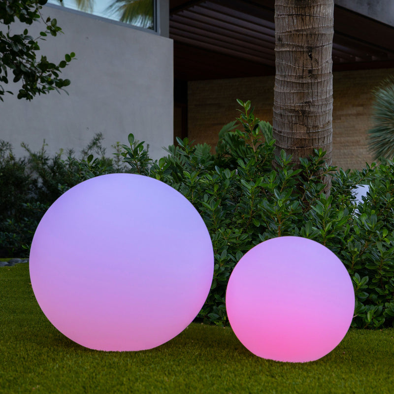 GlowSphere – Multifunktionel LED-havelys med multi-farvemuligheder til ethvert rum