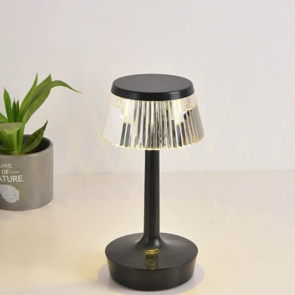LumiShroom – Krystal LED-svampelampe med varmt skær til elegant belysning i hjemmet