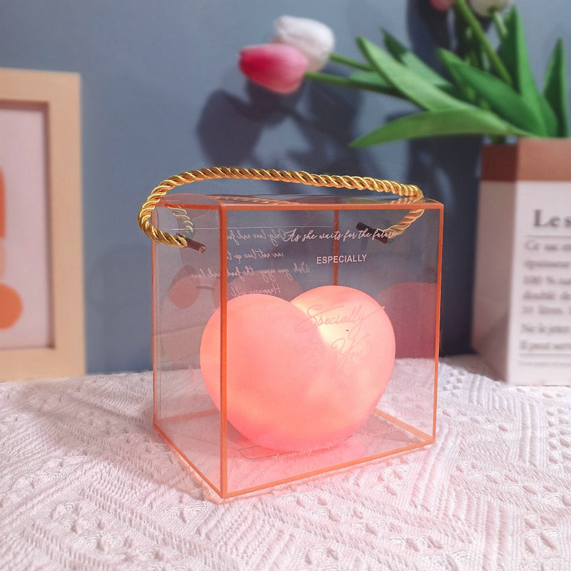 LumiHeart – Elegant Hjerteformet Natlampe for en Hyggelig Atmosfære