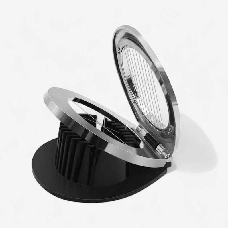 SliceEase – Æggedeler med Dobbelt Ramme og Skridsikker Base