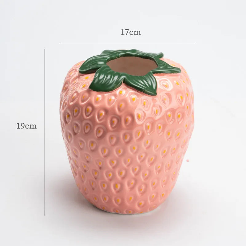 BerryBloom – Finurlig jordbærformet vase til legende boligindretning