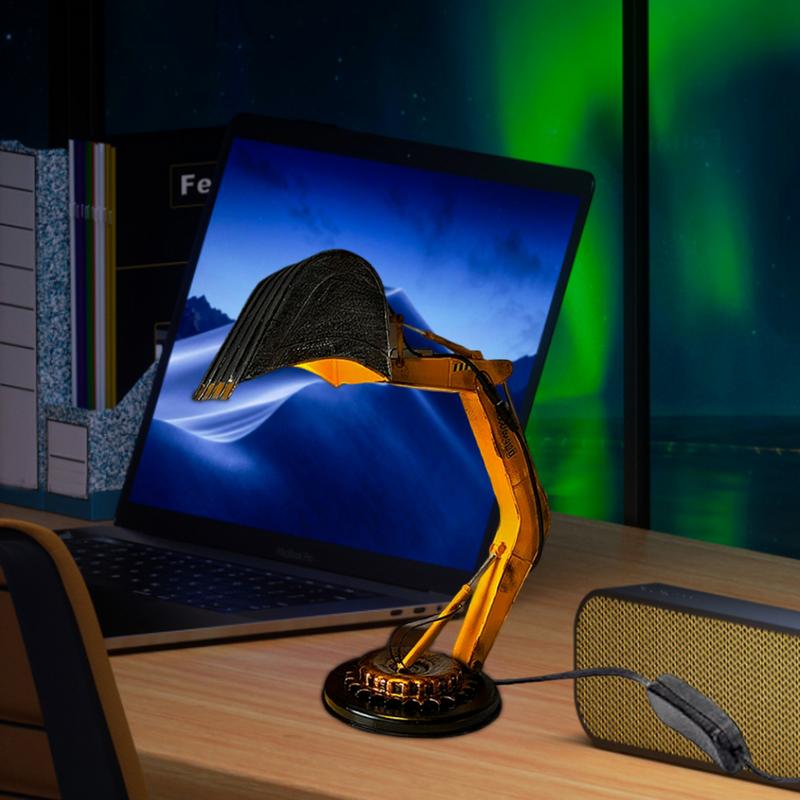 DiggerLite – Gravemaskine-inspireret bordlampe med LED til legende interiør