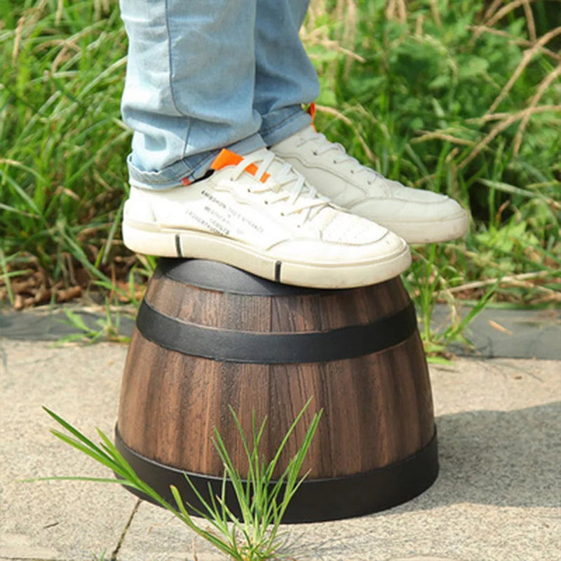 RusticoBarrel – Plantekrukke i Resin med Drænhuller