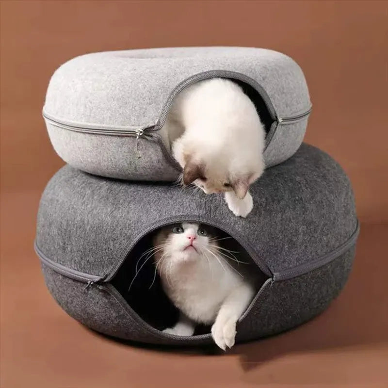 CozyCat – Sjov dobbeltlags kattetunnel til leg og komfort