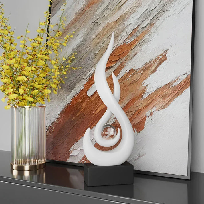 FlowSphere –Elegante Decoratieve Sculptuur voor elke Kamer