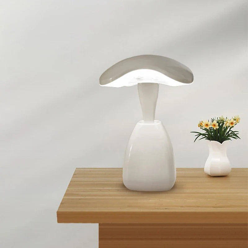 GlowMush – Moderne svampeformet lampe med berøringsdæmpning og blødt lys