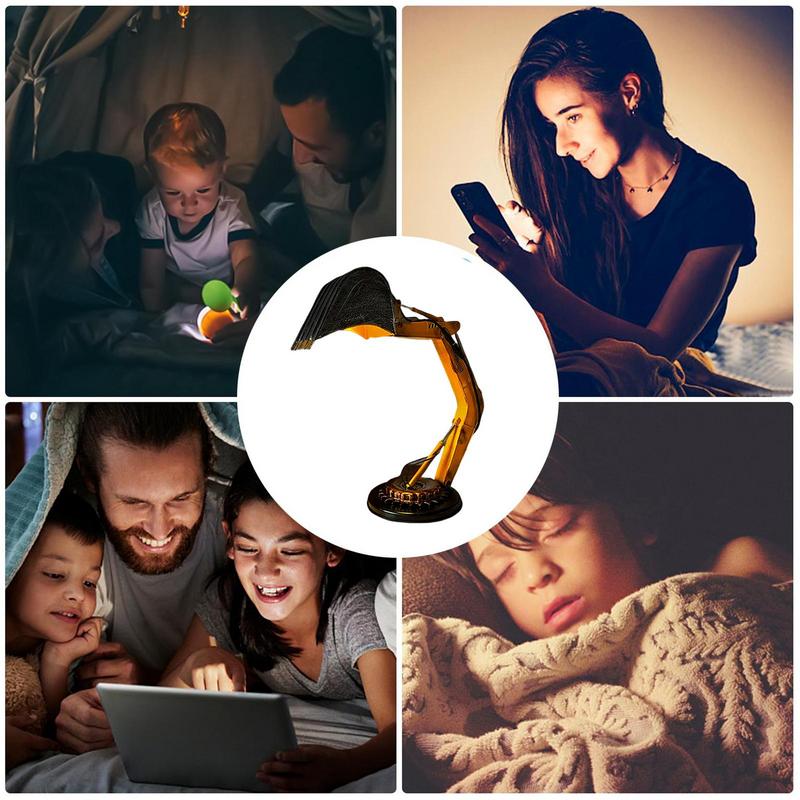 DiggerLite – Gravemaskine-inspireret bordlampe med LED til legende interiør