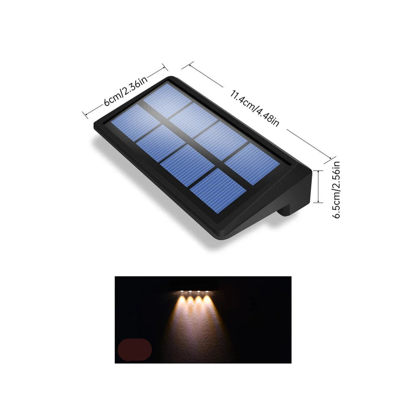 SolarGlow - Solar LED Lys Med Justerbar Lysstyrke til Udendørs Brug