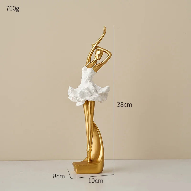 BalletGrace - Elegant balletdanserfigur til moderne indretning af hjem og kontor