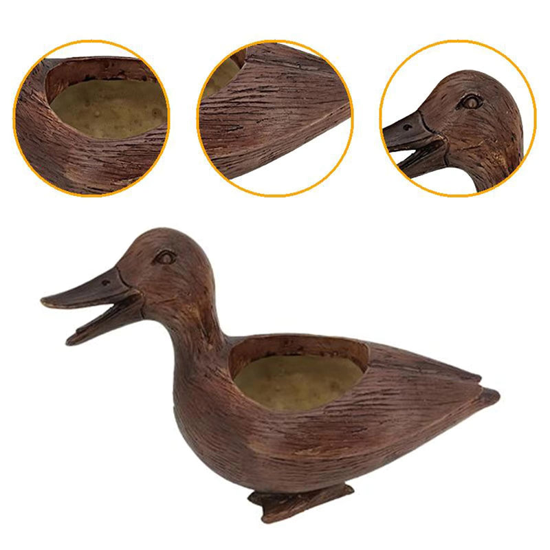 CharmingDuck - Håndlavet urtepotte med andedesign til små planter