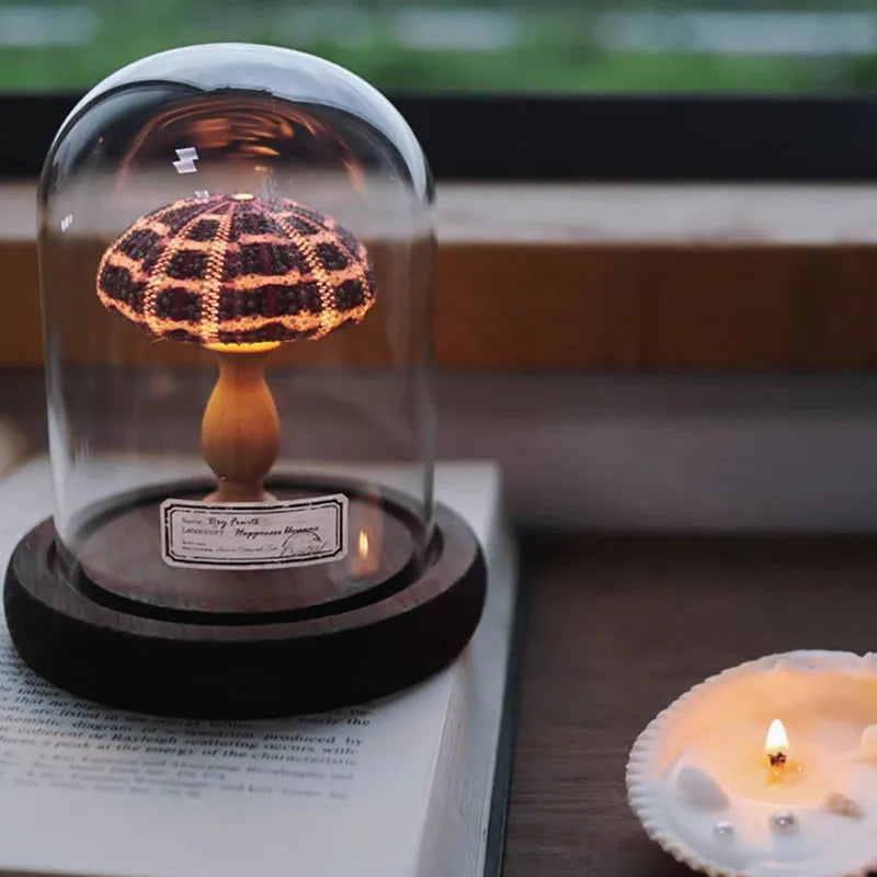 GlowUrchin – Mini natlampe med søpindsvin-svampedesign