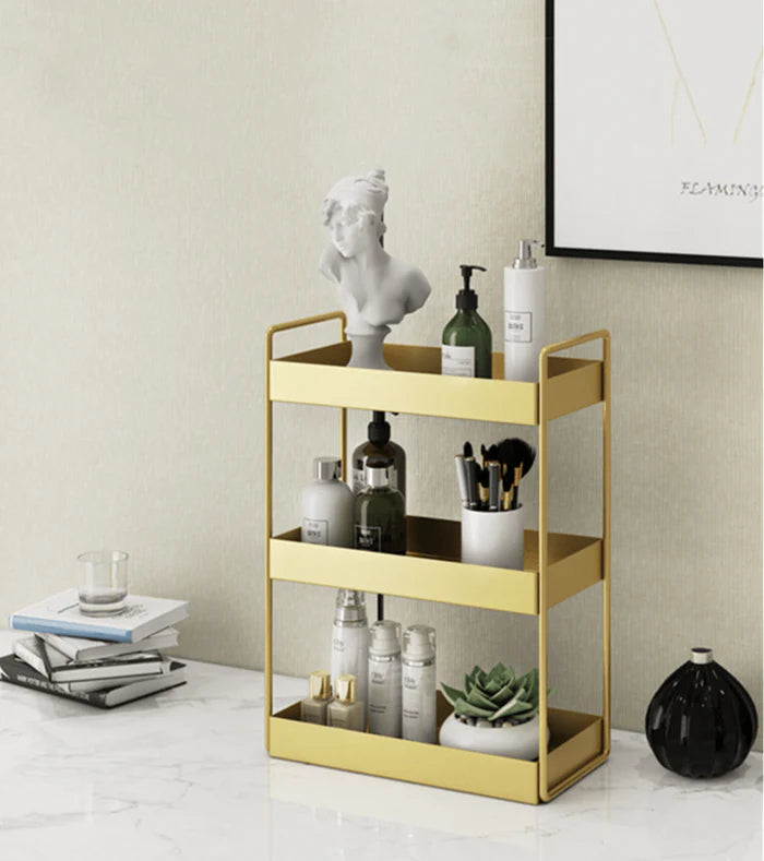 SleekStorage - Elegant arrangør til skønhed og hverdagens essentielle ting