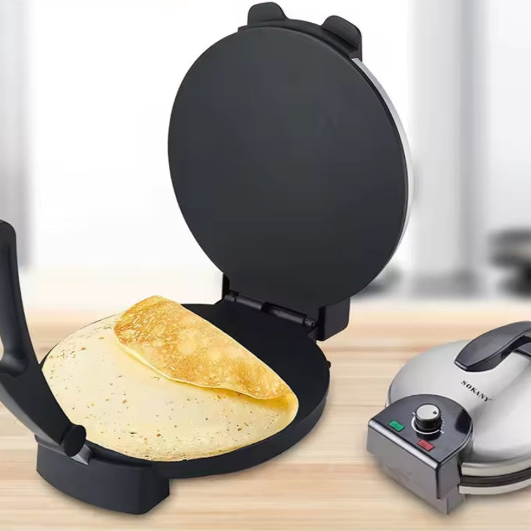 EasyBake – Kompakt elektrisk Roti Maker med non-stick overflade til perfekte fladbrød