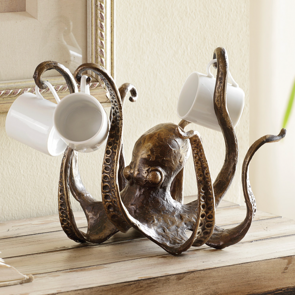OctoSip – Unik Octopus tekopholder med tentakler til finurlig indretning