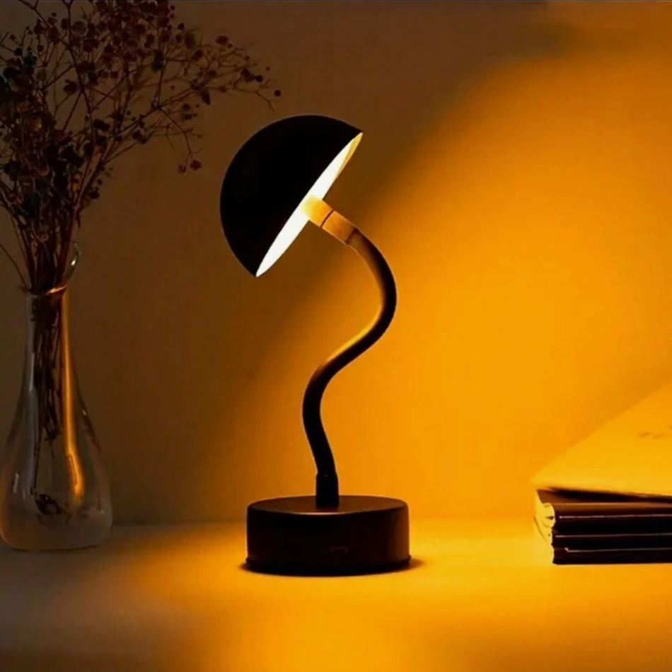 FlexLamp - Moderne trådløs bordlampe med dæmpbar LED og genopladeligt batteri