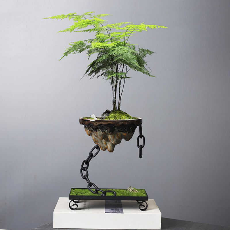 EarthZen – Hængende bonsai-potte med stenhave-inspireret design
