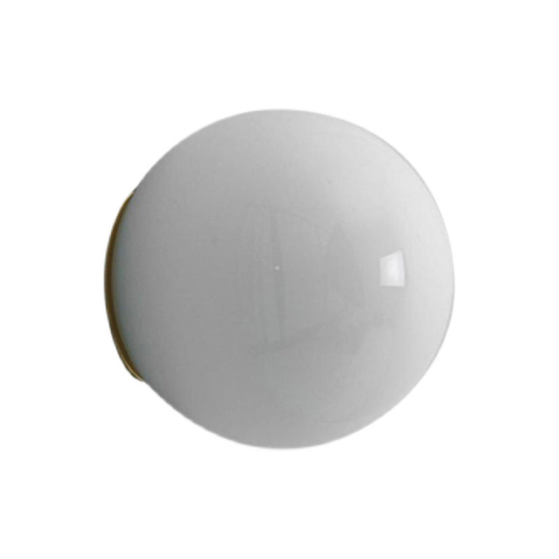 WallGlow – Cirkulært væglampe med hvidt mælkeglas