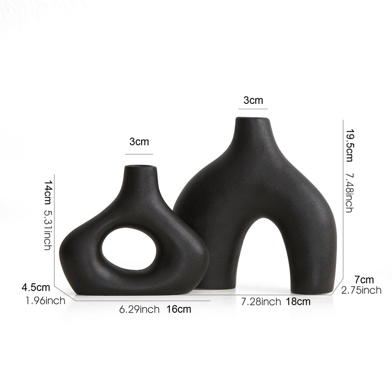 NestForm – Moderne Ren Linjer Rund Vase med Elegant Form