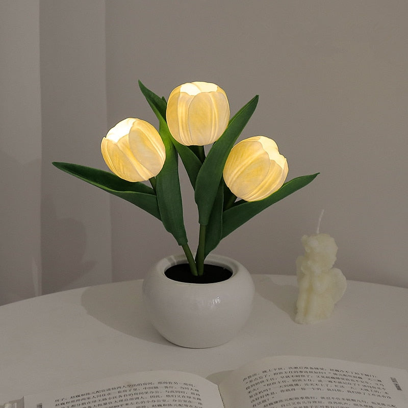 TulipGlow - Beroligende LED natlampe til hyggelig atmosfære