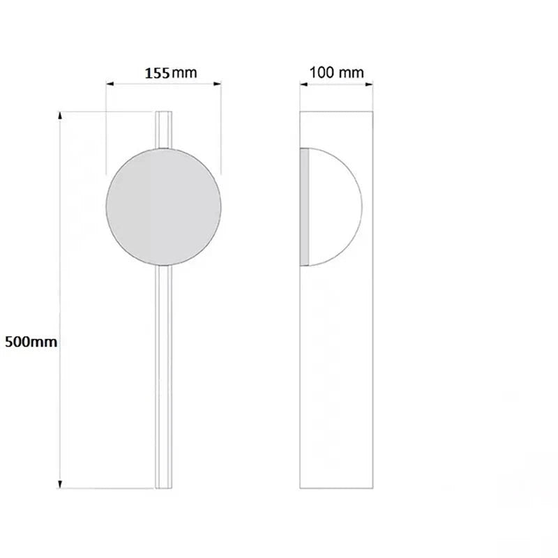 LuxeBeam - Moderne LED Væglampe For en Stilfuld Illumination