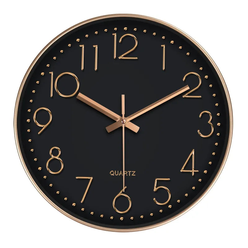 EleganceTime – Moderne Minimalistisk Vægur med Stille Bevægelse