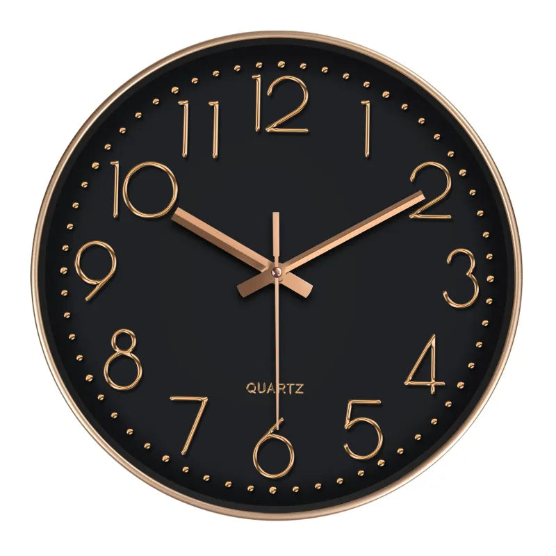 RoseTime – Elegant Rund Vægur med Chic og Minimalistisk Design