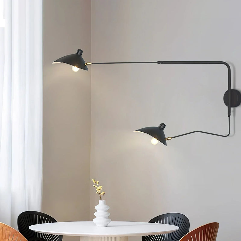LumiSleek – Ny stilfuld væglampe med elegant mid-century moderne design