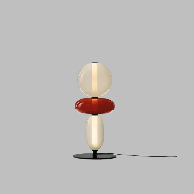 GlowPillar – Farvefyldt gulvlampe med slanke linjer og blød LED-stemning