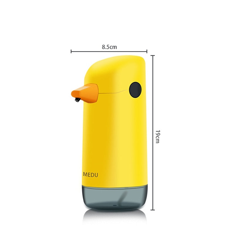 QuackPump – Yndig And Sæbedispenser med Genopfyldeligt Design