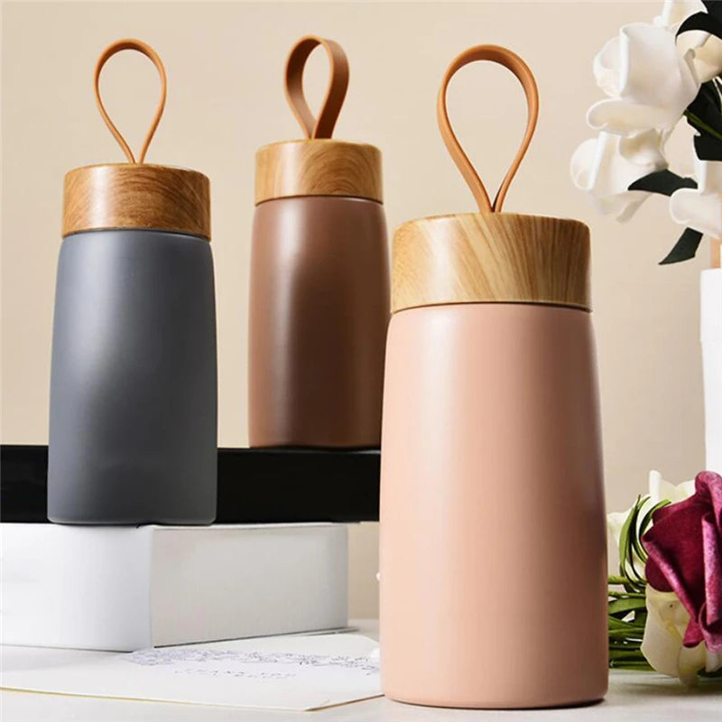 SipNest – Isoleret kaffekop i rustfrit stål i nordisk stil til varme eller kolde drikke