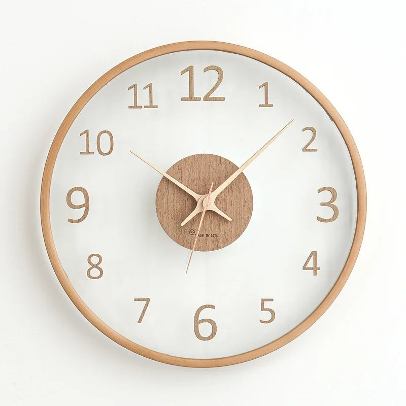 EcoTime - Minimalistisk vægur med naturinspireret charme