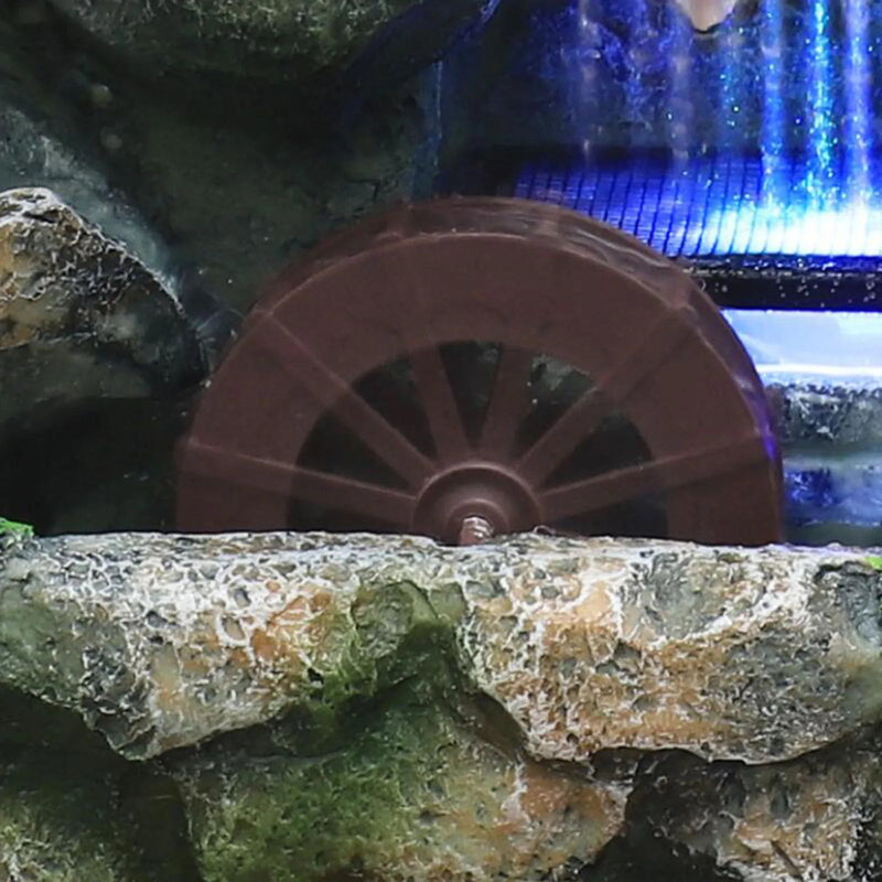 TranquilStream – LED-vandfontæne med naturlig Rock and Tree Design