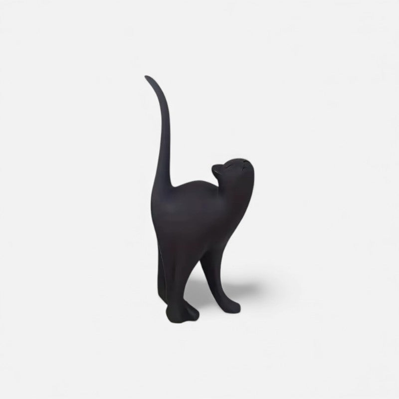 CatAura - Dekorativ Statue med Katteinspireret Design