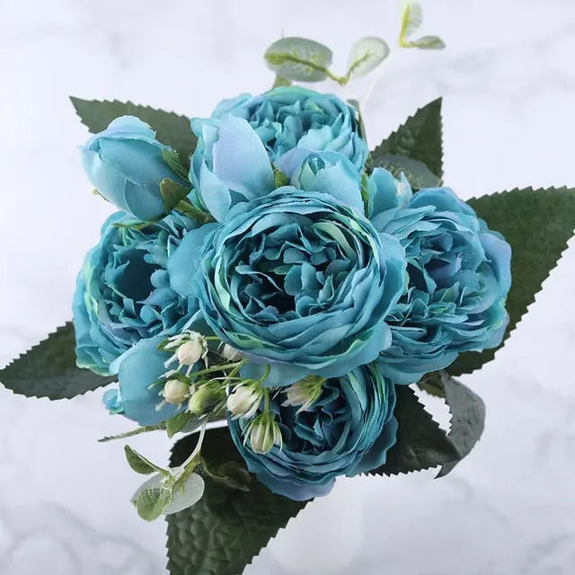 BlossomCharm - Elegant buket med et delikat rose- og gypsophila-arrangement