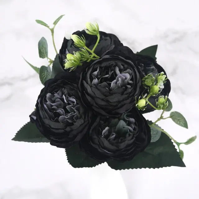 BlossomCharm - Elegant buket med et delikat rose- og gypsophila-arrangement