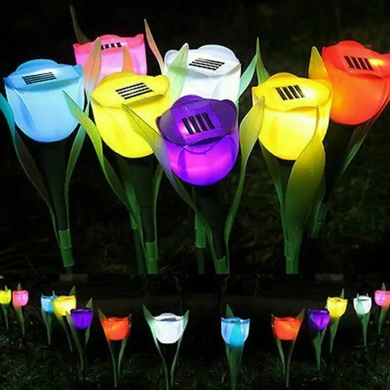 TulipGlow – Solar Tulip Blomsterlamper