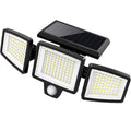SunGuard – Trefoldet solcelledrevet LED-sikkerhedslampe med bevægelsessensor og fjernbetjening