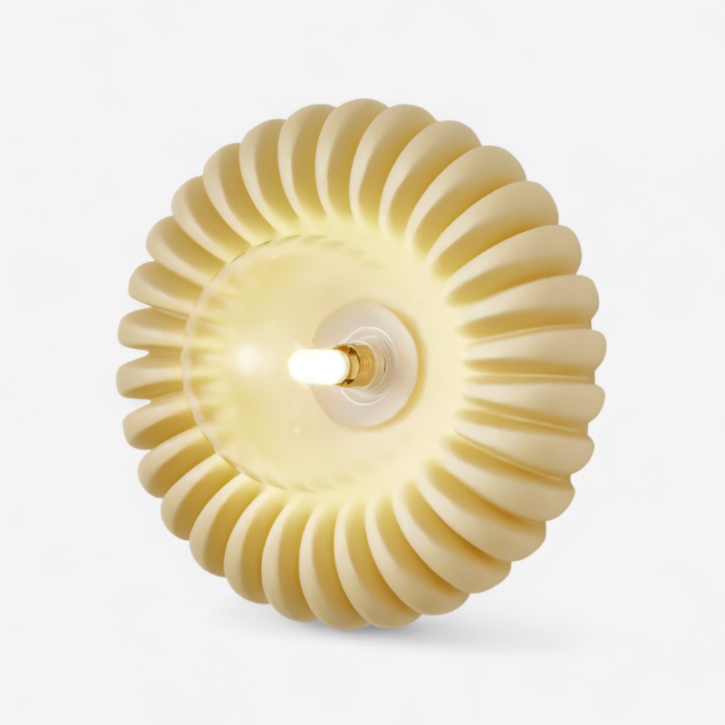 LumaRing – Cirkelformet Væglampe med Dekorativt Design