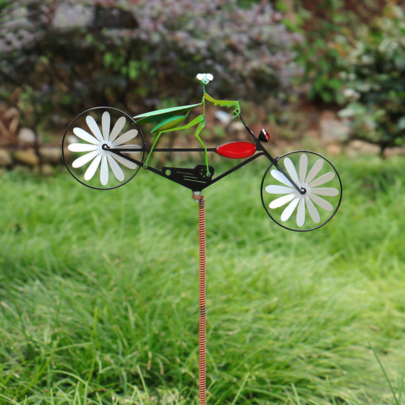BreezyCritter – Vinddrevet havespinner med legesygt design af cykellende dyr