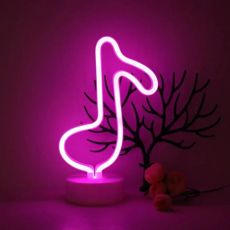 NeonAura - Levende neonskiltelampe til stilfuldt interiør