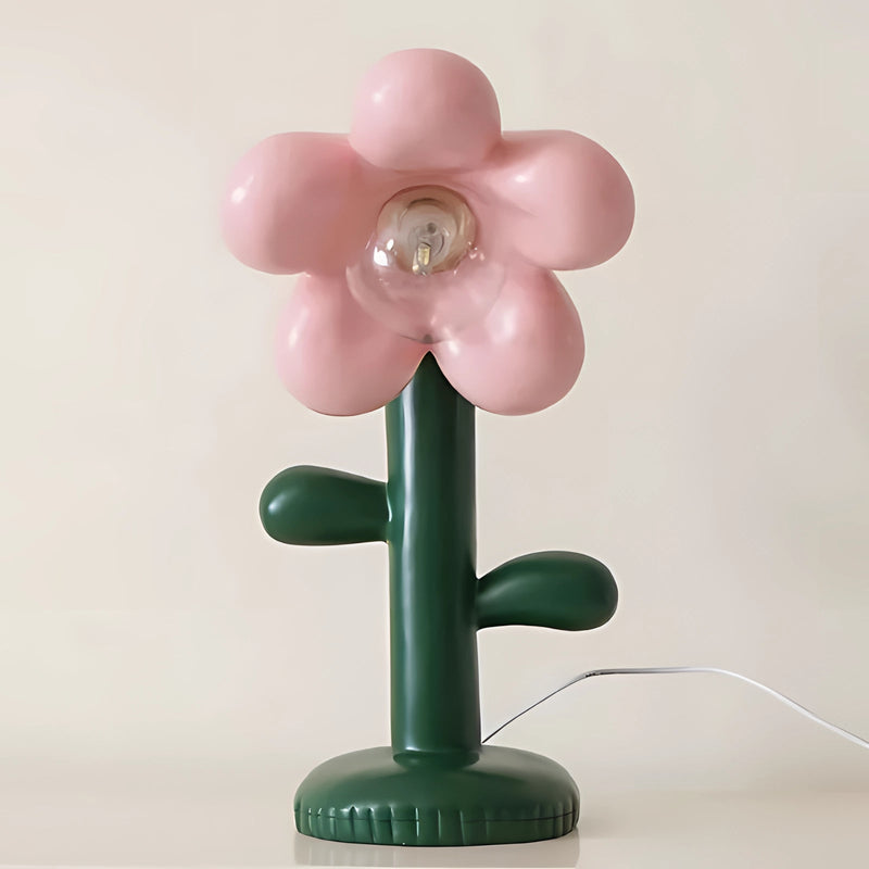BloomAura - Bordlampe med blomsterdesign for en afslappende stemning