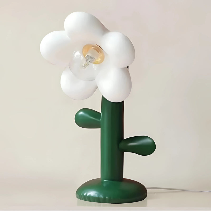 BloomAura - Bordlampe med blomsterdesign for en afslappende stemning