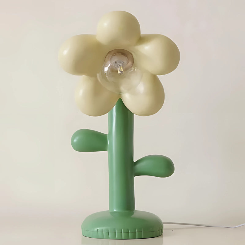 BloomAura - Bordlampe med blomsterdesign for en afslappende stemning