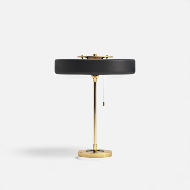 AuraBase – LED Bordlampe med Rund Base Design