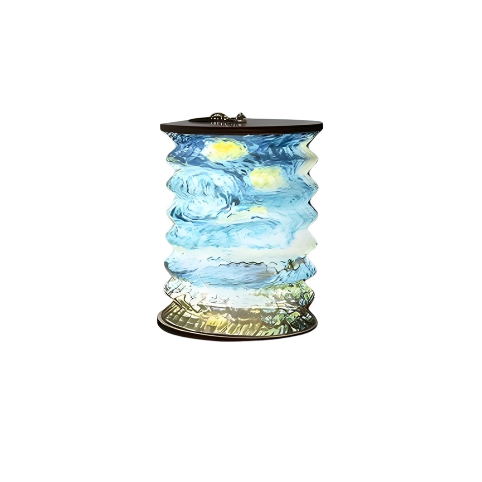 LumaNest – Sammenklappelig LED bordlampe med USB-opladning og bærbart design