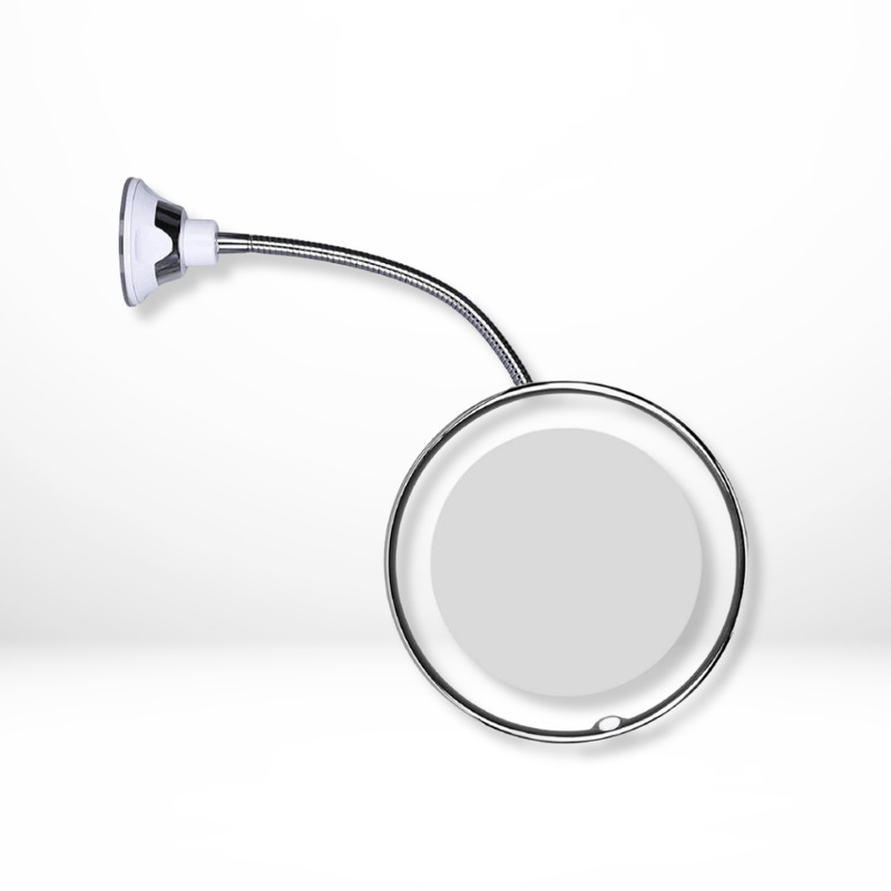 GlowVision - LED Makeup Spejl med justerbar lysstyrke og 360° rotation til fejlfri skønhed