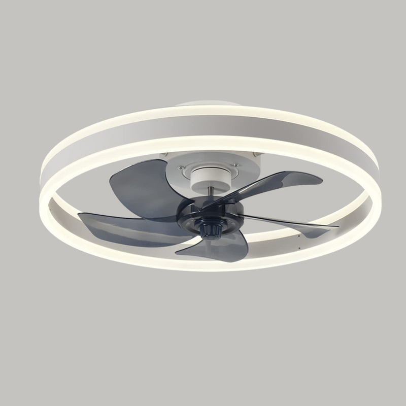 BreezeLux – Moderne loftsventilator med integreret LED-lys og fjernbetjening