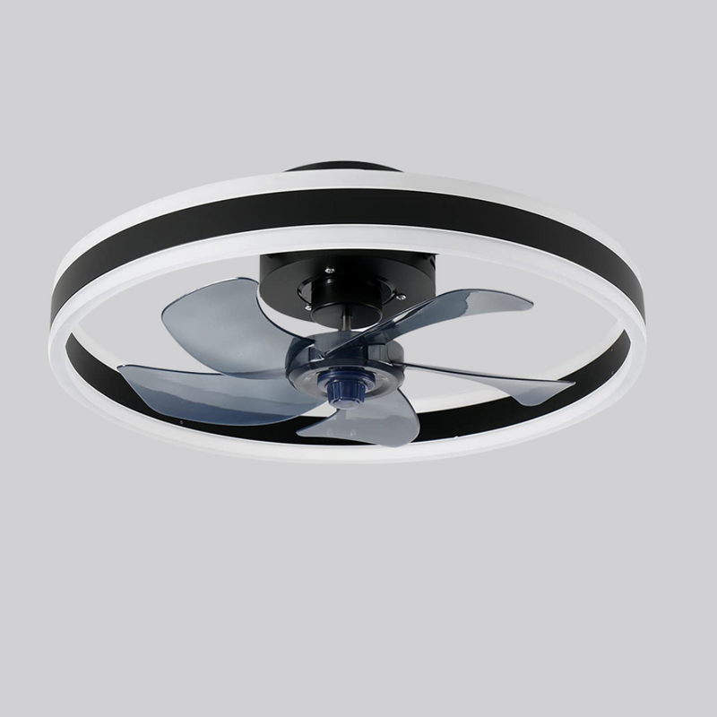 BreezeLux – Moderne loftsventilator med integreret LED-lys og fjernbetjening