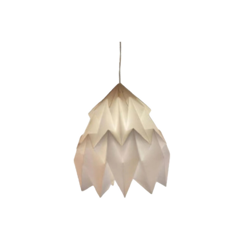 OrigamiGlow – Origami-inspireret pendel med lagdelt kunstnerisk design